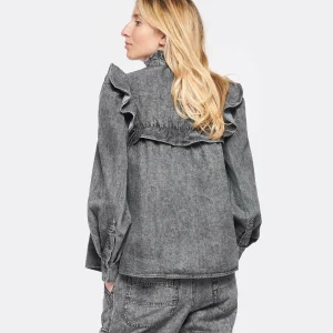 MARANT ÉTOILE Chemise Idety Coton Gris vente à bas prix 15