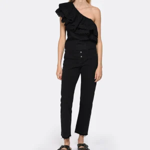 MARANT ÉTOILE Jean Belden Coton Noir Délavé magasin en ligne 22