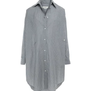 MARANT ÉTOILE Robe Seen Coton Bleu pas cher 9