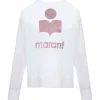 MARANT ÉTOILE Tee-shirt Klowia Lin Blanc Rose Livraison internationale 19