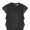 dernière tendance MARANT ÉTOILE Top Layona Coton Organique Noir 22