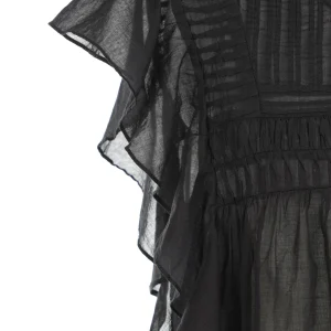 dernière tendance MARANT ÉTOILE Top Layona Coton Organique Noir 9