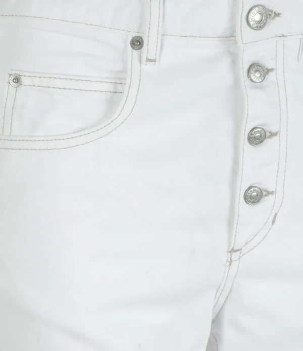 mode pas chere MARANT ÉTOILE Jean Belden Coton Blanc 3