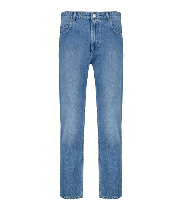 MARANT ÉTOILE Jean Neasr Coton Bleu Clair marque pas cher 1