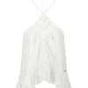 boutique en france MARANT ÉTOILE Top Lisio Coton Blanc 16