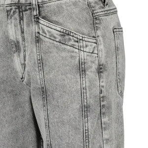 acheter en ligne MARANT ÉTOILE Jean Sulanoa Coton Gris Clair 12