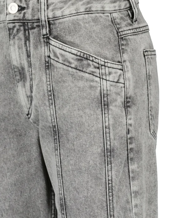 acheter en ligne MARANT ÉTOILE Jean Sulanoa Coton Gris Clair 3