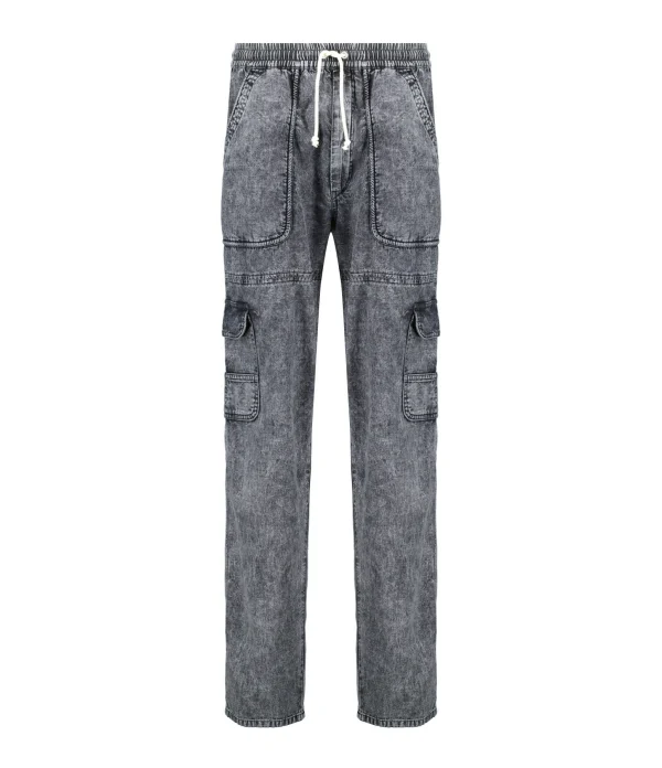 outlet MARANT ÉTOILE Pantalon Viamao Coton Gris 1