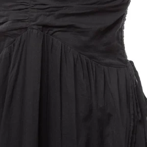 Paiement sécurisé MARANT ÉTOILE Robe Longue Giana Coton Noir 9