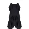 MARANT ÉTOILE Robe Moly Coton Noir Nouveau 14