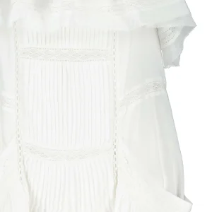 bas prix MARANT ÉTOILE Robe Moly Coton Blanc 8