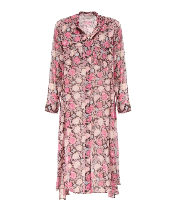 prix le plus bas MARANT ÉTOILE Robe Eliane Coton Multicolore 1