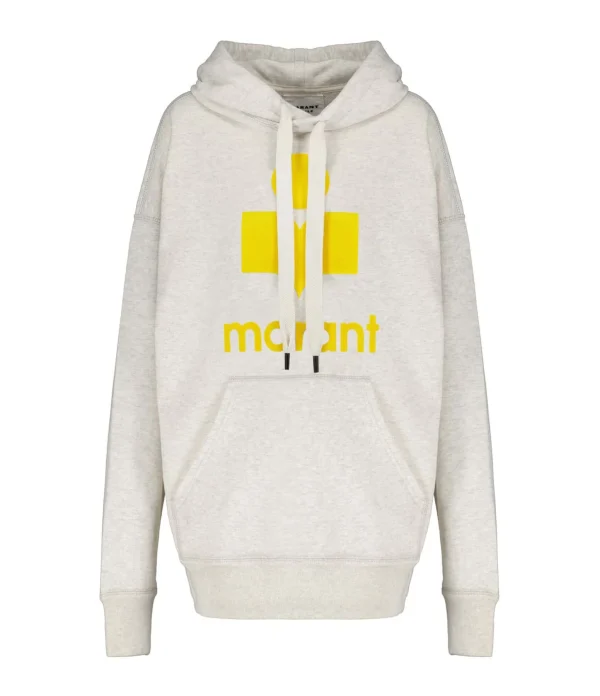 REMISE MARANT ÉTOILE Sweatshirt Mansel Coton Écru Jaune 1