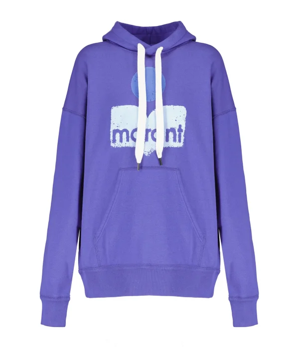 MARANT ÉTOILE Sweatshirt Mansel Coton Bleu Électrique soldes de Noël 1