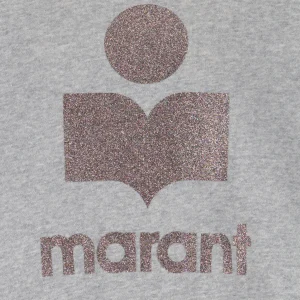 MARANT ÉTOILE Sweatshirt Moby Coton Gris Dernières Nouveautés 10