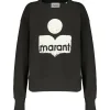 MARANT ÉTOILE Sweatshirt Mobyli Coton Noir Délavé meilleur service 14