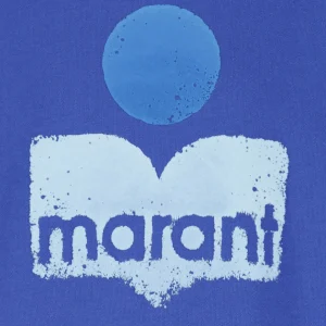 MARANT ÉTOILE Sweatshirt Mobyli Coton Bleu Électrique SOLDES TOUT À 10