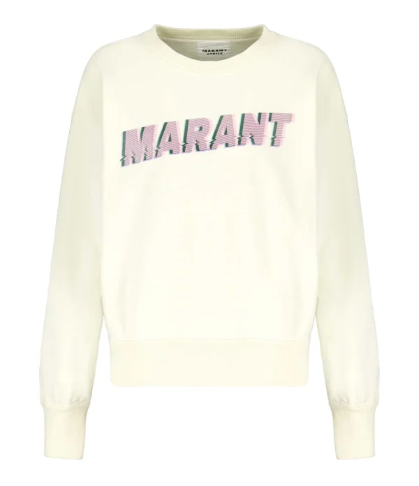 vente en ligne pas cher MARANT ÉTOILE Sweatshirt Mobyli Coton Vanille 1