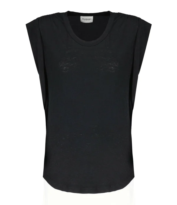 MARANT ÉTOILE Tee-shirt Kotty Lin Noir luxe soldes 1