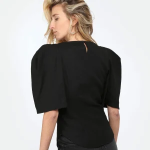 Isabel Marant Top Fergyo Chanvre Noir exclusivement disponibles 10