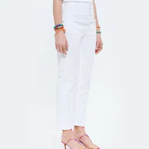 marques pas cher Isabel Marant Jean Niliane Denim Blanc 13