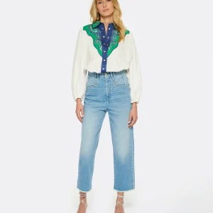 Isabel Marant Jean Dilali Coton Bleu Clair a Prix Discount 10