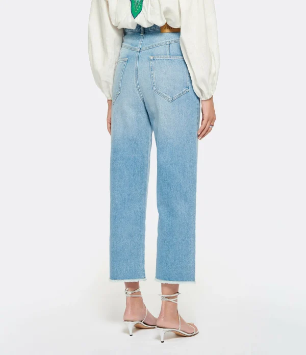 Isabel Marant Jean Dilali Coton Bleu Clair a Prix Discount 5