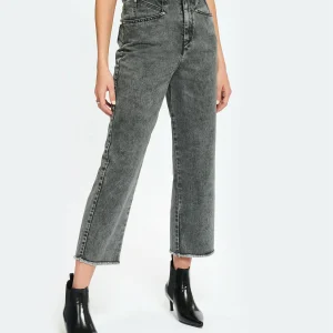 Isabel Marant Jean Dilali Coton Gris Pas Cher Magasin Soldes 11