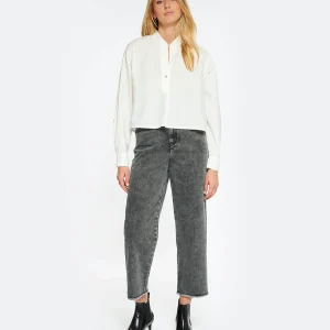 Isabel Marant Jean Dilali Coton Gris Pas Cher Magasin Soldes 15