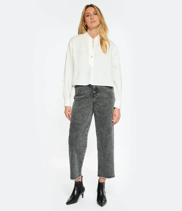 Isabel Marant Jean Dilali Coton Gris Pas Cher Magasin Soldes 6