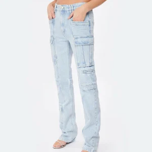 des prix incroyables Isabel Marant Jean Vokayo Coton Bleu Clair 15