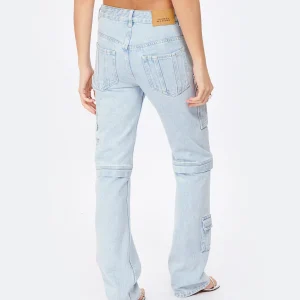 des prix incroyables Isabel Marant Jean Vokayo Coton Bleu Clair 17