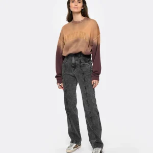 Isabel Marant Jean Nadege Coton Gris De Qualité 18