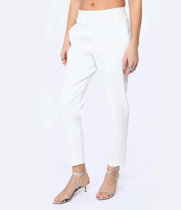 Large choix en ligne Isabel Marant Pantalon Sioliran Chanvre Blanc 5