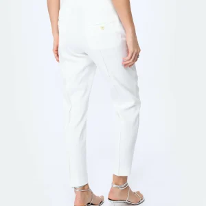 Large choix en ligne Isabel Marant Pantalon Sioliran Chanvre Blanc 15