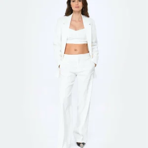 Isabel Marant Pantalon Scarly Chanvre Blanc magasin pour 11