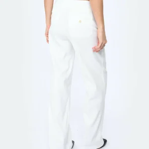 Isabel Marant Pantalon Scarly Chanvre Blanc magasin pour 15