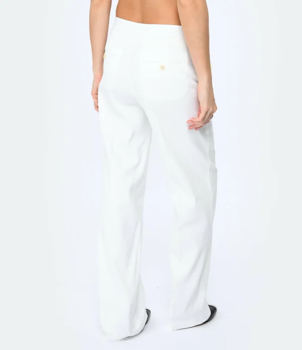 Isabel Marant Pantalon Scarly Chanvre Blanc magasin pour 6