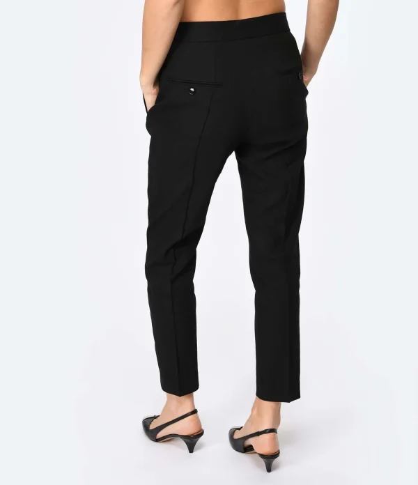 De super promotions disponibles Isabel Marant Pantalon Sioliran Chanvre Noir 6