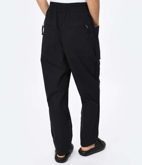 Isabel Marant Pantalon Homme Tilseno Coton Noir Délavé marque pas cher 6