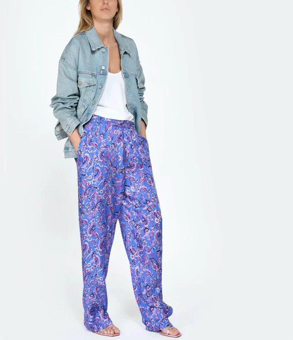 Isabel Marant Pantalon Piera Bleu nouveau produit 3