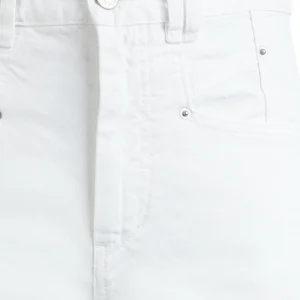 acheter en ligne Isabel Marant Jean Lemony Denim Blanc 9