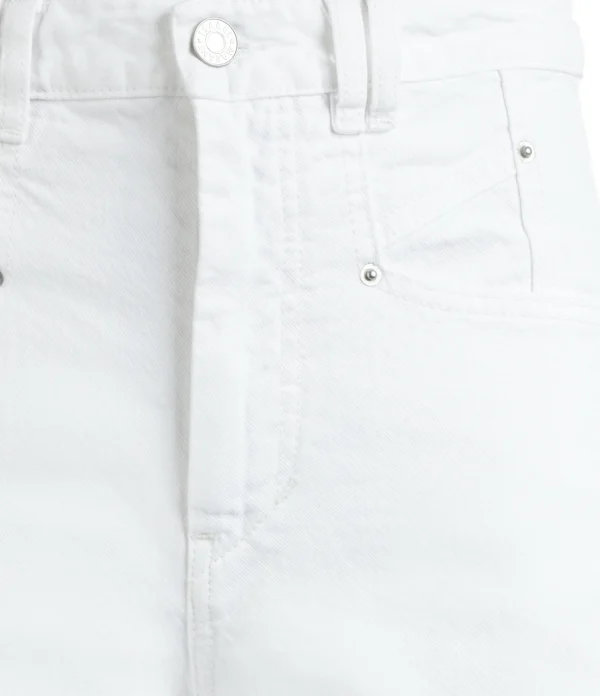 acheter en ligne Isabel Marant Jean Lemony Denim Blanc 3