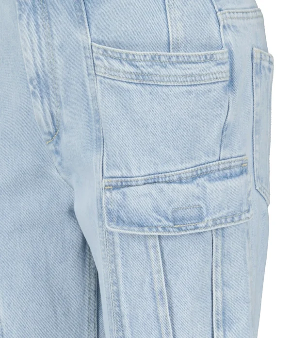 des prix incroyables Isabel Marant Jean Vokayo Coton Bleu Clair 3