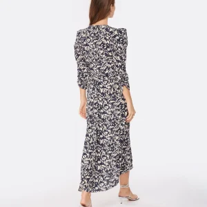 Prestation Et Rapide Isabel Marant Robe Mi-longue Albini Soie Noir 9