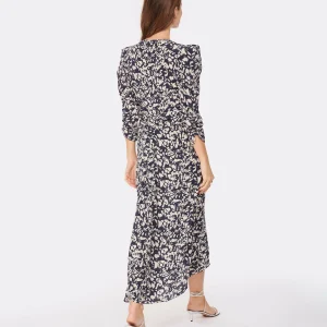 Paiement sécurisé Isabel Marant Robe Mi-longue Albini Soie Noir 9