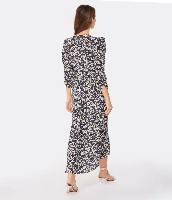 Paiement sécurisé Isabel Marant Robe Mi-longue Albini Soie Noir 4