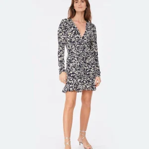 Isabel Marant Robe Lara Soie Noir grande promotion 10