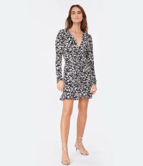 Isabel Marant Robe Lara Soie Noir grande promotion 4