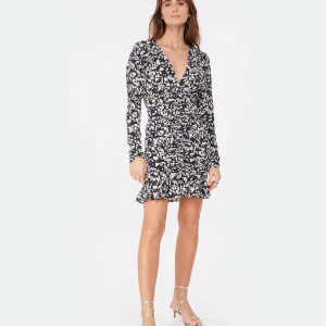 Isabel Marant Robe Lara Soie Noir vente luxe pas cher 10